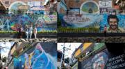 Una exposición y murales nuevos en el barrio de Pablo Escobar buscan frenar la apología al capo