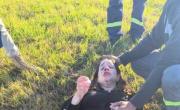 Una diputada libertaria sufrió un fuerte accidente