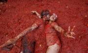 España: a puro tomatazo en una festiva tradición