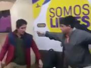 Nuevo escándalo en la Facultad de Derecho de la UBA: estudiantes peronistas y libertarios a las piñas por una pintada