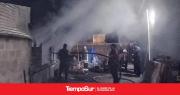 Bomberos controlaron un siniestro causado por un mechero de calefacción