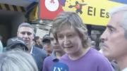 Tensión en Corrientes: Iñaki Gutiérrez empujó a un camarógrafo y discutió con una periodista de LN+