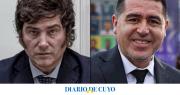 Milei duro contra Riquelme: “Yo creo que al presidente de Boca lo eligió un hincha de River”