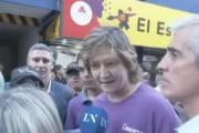 Corrientes: Iñaki empujó a un camarógrafo y discutió con una periodista