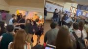 Así fue la brutal pelea en la Facultad de Derecho entre estudiantes libertarios y peronistas