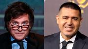 Javier Milei volvió a criticar la gestión de Juan Román Riquelme en Boca: “Lo eligió un hincha de River”