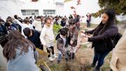 Alumnos de la Escuela N° 126 celebraron el Día del Árbol con una plantación
