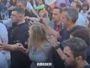 Empujones y detenciones durante la caravana de Karina Milei y Martín Menem en Corrientes