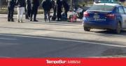 Una motociclista hospitalizada tras colisión
