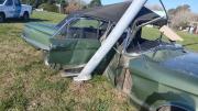 Volvía de comprar un Ford Falcon de colección y lo estrelló contra un poste de luz