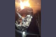 Cayó avioneta: se sospecha que tres sujetos le prendieron fuego y huyeron
