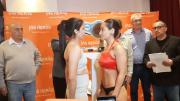 La China Brisa Alfonzo y Laura Carabajal superaron el pesaje y van por el título argentino en el Polimeni