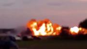 Un caza F-16 se estrella durante un ensayo y fallece el piloto