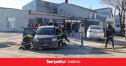 Al menor tres heridos en un fuerte choque