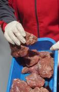 Intendencia decomisa carne en mal estado en el Mercado Campesino