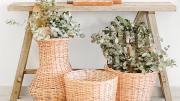 Reciclá tu canasta de mimbre vieja y reutilizala como una pieza única para tu hogar con este simple truco