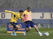 Russo tiene a Battaglia y hará un solo cambio obligado en Boca para visitar a Aldosivi