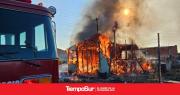 Incendio de vivienda del Barrio Patagonia