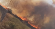Tras el viento, registraron varios incendios: desde Médano de Oro hasta una escuela en 25 de Mayo