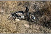Tras allanamientos, abandonan en un monte de Beltrán una moto sustraída