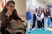 “Estamos juntos”: la emoción del papá de la joven que recibió el alta tras ser atropellada por su novio