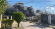 Incendio en la zona norte de Santa Cruz genera gran humareda y moviliza a bomberos