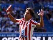 Giuliano Simeone metió un gol tempranero, pero el Atlético de Madrid de papá Cholo sigue sin ganar en LaLiga de España