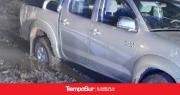 Estaban robando cobre y se quedaron encajados