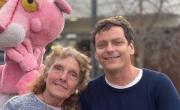 La Pantera Rosa hizo campaña en La Plata