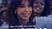 El peronismo marchará en defensa de Cristina Kirchner al cumplirse tres años del atentado que sufrió