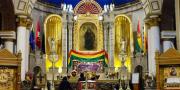 Luis Arce celebra la decisión de elevar a Basílica Menor el Santuario del Socavón