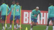 Con cinco ausencias, Brasil cumple su primer entrenamiento