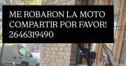Le robaron la moto a un sanjuanino en Trinidad y piden ayuda para recuperarla