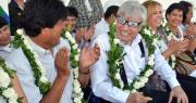 Evo destaca de Percy su “profundo amor por Santa Cruz y su vocación de servicio al pueblo”