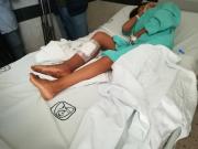 Adolescente agrede con cuchillo a su expareja