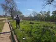 San Andrés: investigan una nueva quema de pastizales en el barrio Ampliación 210 Viviendas