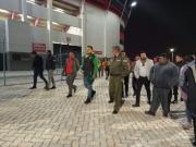 Operativo Eliminatorias: Inspeccionan luminarias y calles adyacentes al estadio El Titán