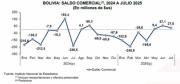 Bolivia registra en agosto superávit comercial