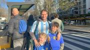 Una familia mendocina en el Monumental para despedir a Lionel Messi: “Es un ejemplo y un orgullo”