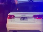 El Nene Vera, puntero de LLA, admitió que se fue del acto de Milei en su Audi descapotable y que debe multas