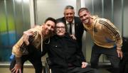 Lionel Messi vivió su noche soñada en el Monumental y se cruzó con Charly García