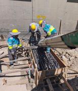 Avanza el muro de la Costanera: Alcaldía trabaja en la reconstrucción con 19 pilotes y vigas reforzadas