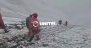 Se salvaron de una hipotermia, dos motociclistas se perdieron debido a la nieve y neblina en La Cumbre de La Paz