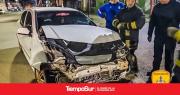 Accidente vehicular en Río Gallegos fue asistido por bomberos