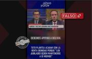 Audio donde Tuto Quiroga anuncia fin de la Renta Dignidad fue creado con IA
