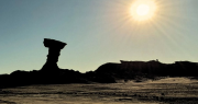 Curiosidad: Ischigualasto se llenó de luces durante el fin de semana