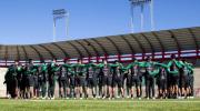 La selección de Bolivia practica en El Alto bajo siete llaves