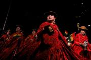 Cientos de bailarines y músicos reivindican el origen boliviano de la morenada