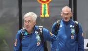 Brasil llega a Santa Cruz al mando de Carlo Ancelotti