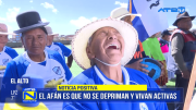 Adultas mayores inauguran campeonato de balonmano en El Alto